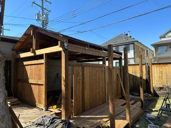 Combo project. Carport, Shed, Wood dryer – photo 3