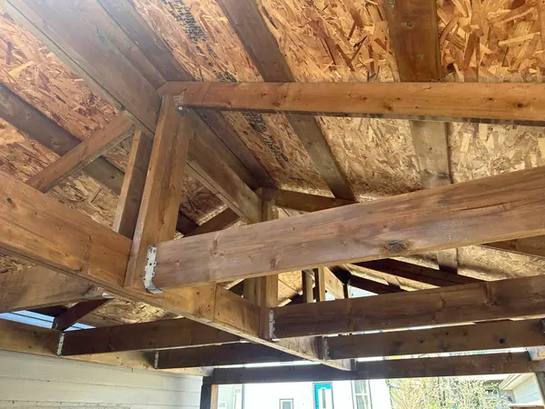 Combo project. Carport, Shed, Wood dryer – photo 4