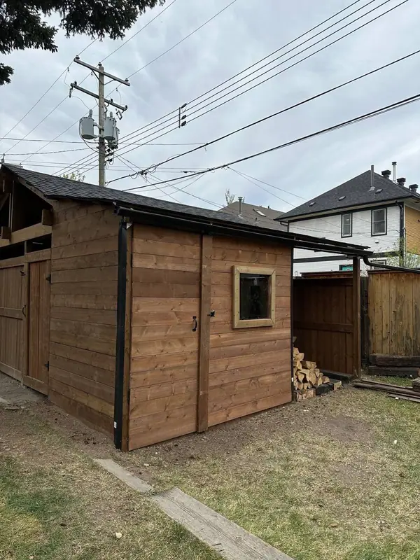 Combo project. Carport, Shed, Wood dryer – photo 5