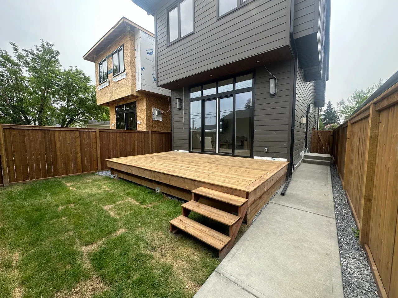 Combo project. Deck, Fence, Concrete, Landscaping – photo 1
