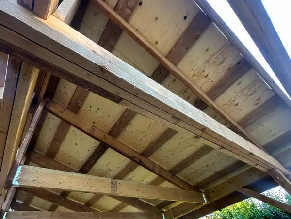 Wood Carport with shingle roof – photo 5