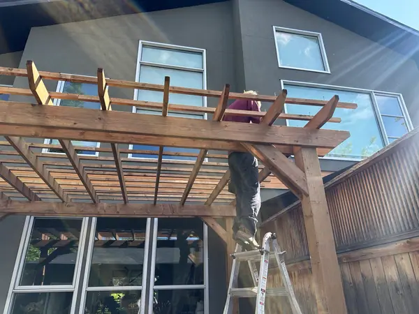 Wood Pergola Crescent Heights – photo 4